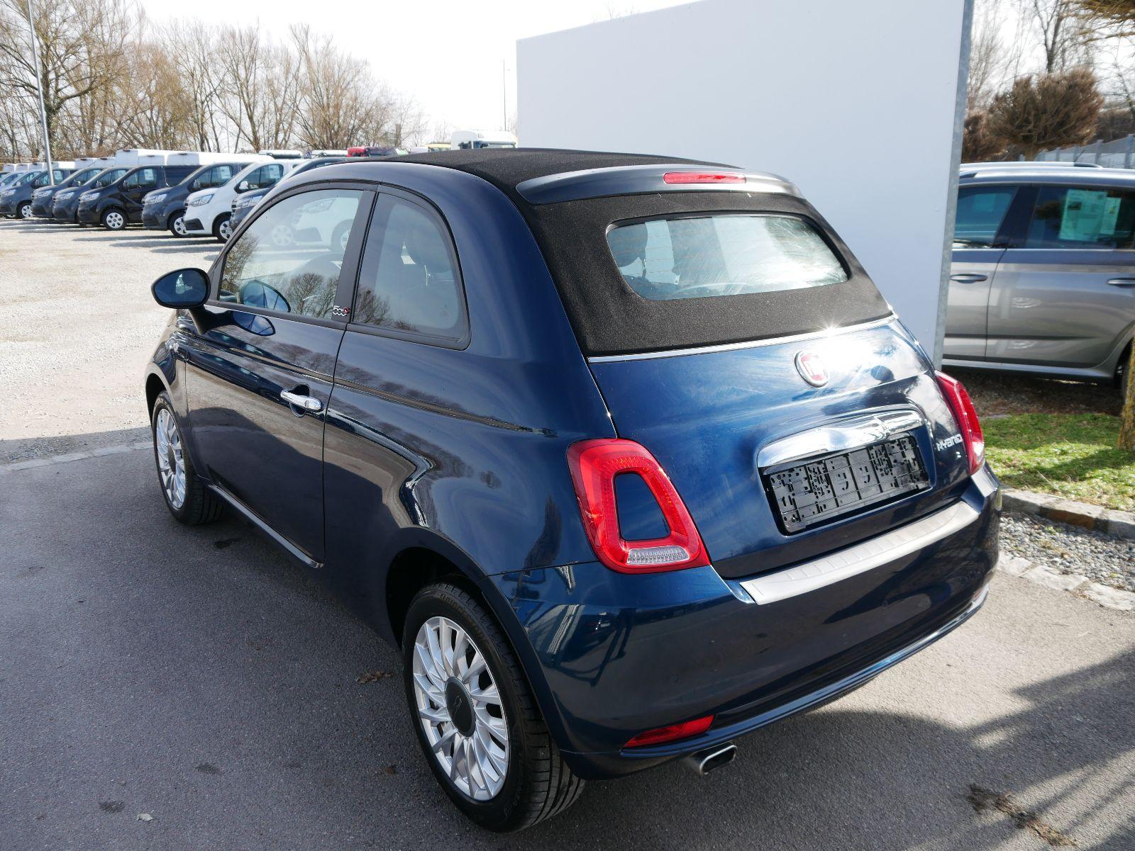 Fiat 500C Hybrid 1.0 GSE N3 LOUNGE *NAVI UCONNET& LIVE * PARKTRONIC * TEMPOMAT *DACH SCHWARZ-7
